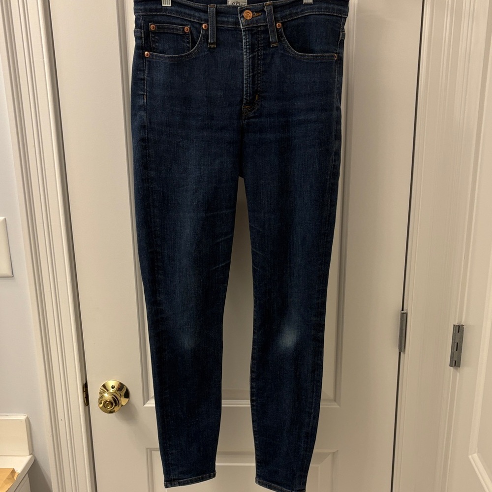 J. Crew High-Rise Toothpick Skinny Jeans